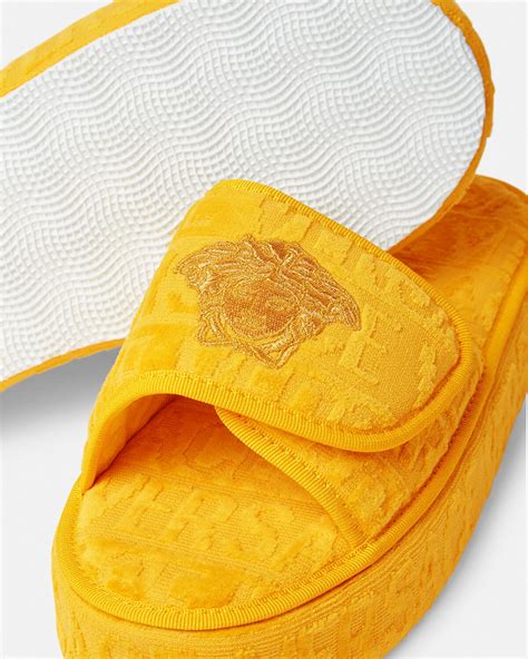 versace slippers women's|versace allover slippers.